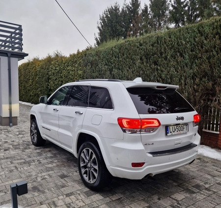 Jeep Grand Cherokee cena 98500 przebieg: 198000, rok produkcji 2017 z Lubartów małe 79